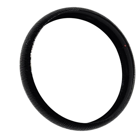 Elegant Black Carbon Fiber Bangle Bracelet Classic Minimalist Fashion Jewelry - Picture 1 of 3